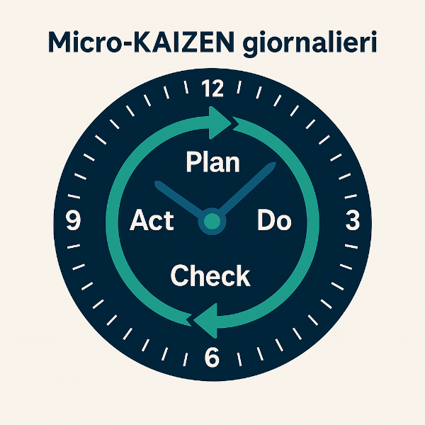 punto 10-3 della ISO 14001: micro-kaizen giornalieri