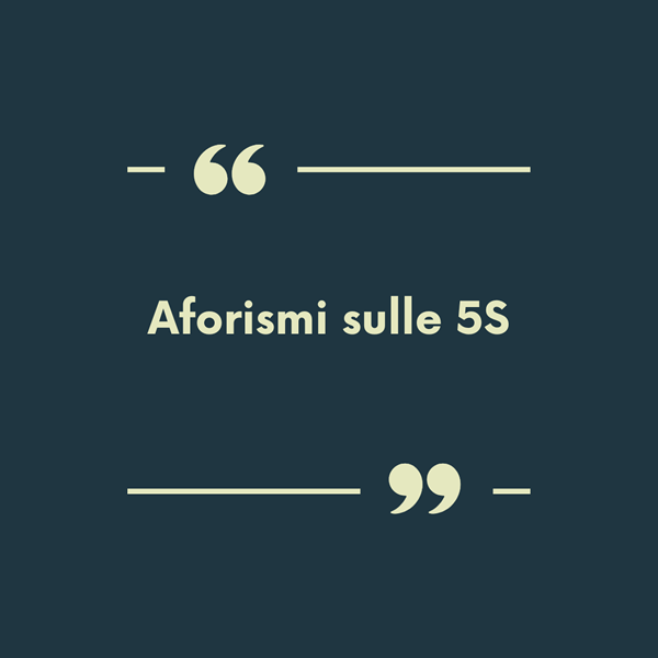 Aforismi sulle 5S