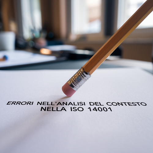 iso 14001 errori analisi contesto