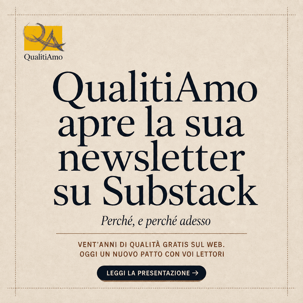 Nasce «Il salto di qualità», la newsletter di QualitiAmo