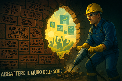 Abbattere il muro delle scuse