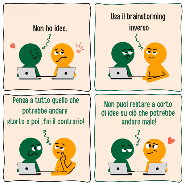 Brainstorming inverso e applicazione nel quality management