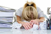 Rappresentazione grafica del burn-out lavorativo