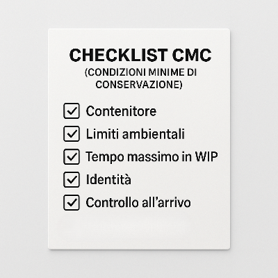 Checklist delle condizioni minime di conservazione