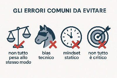 Gli errori comuni da evitare quando si seleziona cosa controllare nell'ambito della qualità