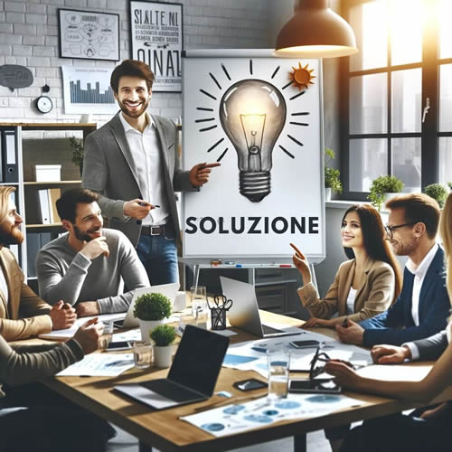focalizzarsi sulla soluzione