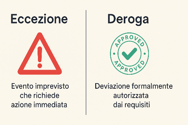 La gestione delle eccezioni e delle deroghe nella ISO 9001