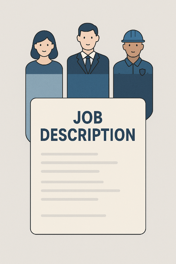 Schema per scrivere un mansionario o job description efficace