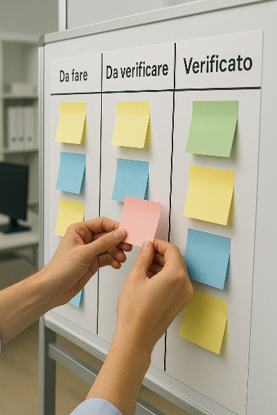 Lavagna kanban per diventare costanti