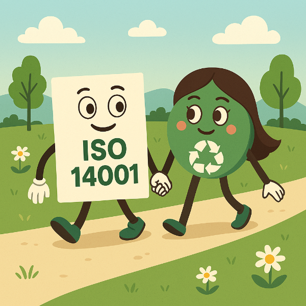 I principi dell'economia circolare possono relazionarsi con i requisiti della ISO 14001