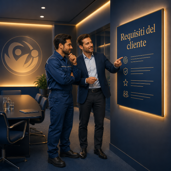 Requisiti del cliente nella ISO 9001: i cinque tipi di requisiti e il punto 8.2