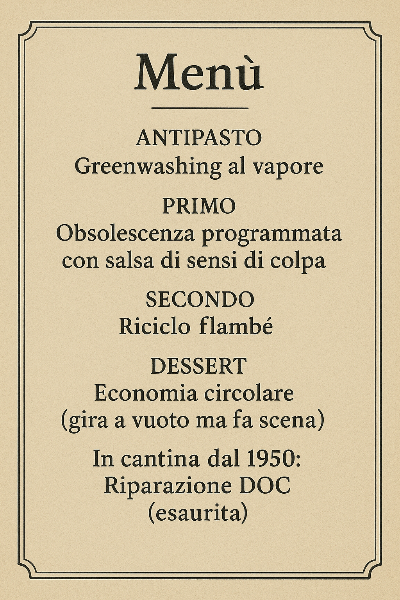 Riparazione con la guida della ISO 14001