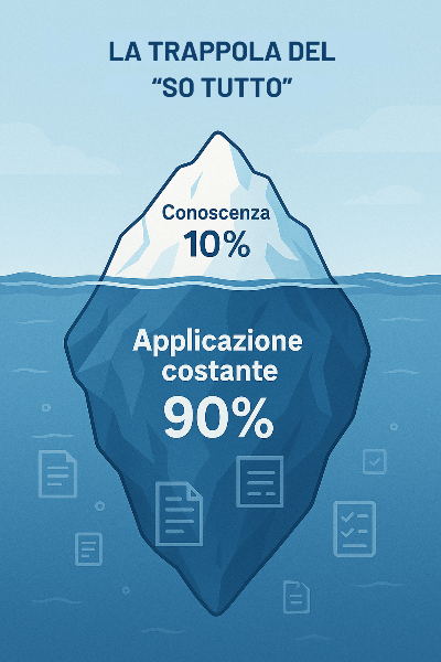 Sapere tutto non è la soluzione